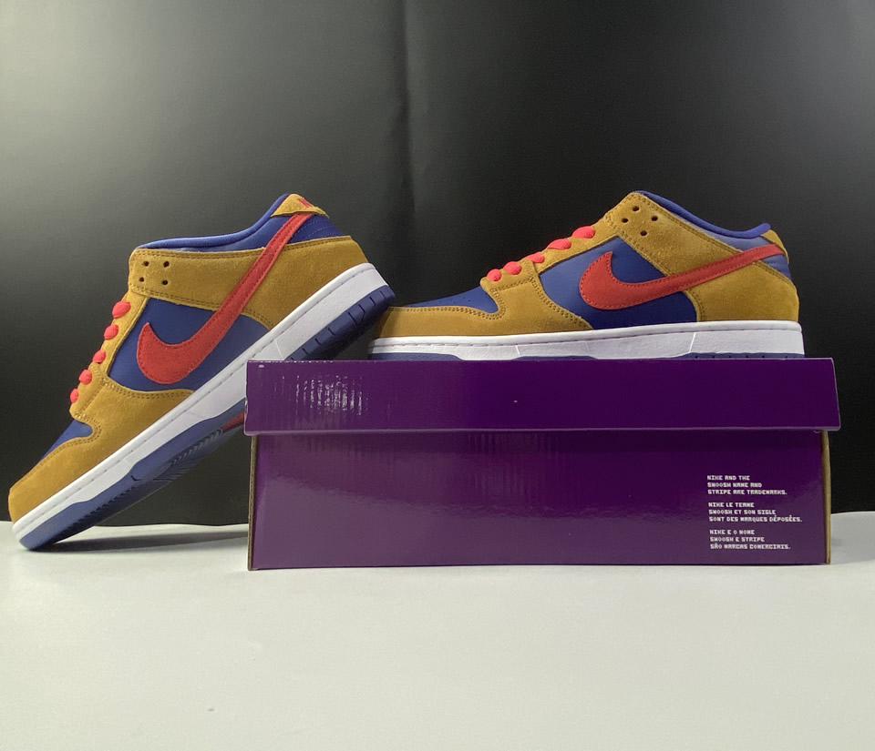 Nike Dunk Low Sb Wheat Dark Purple Bq6817 700 18 - www.kickbulk.co