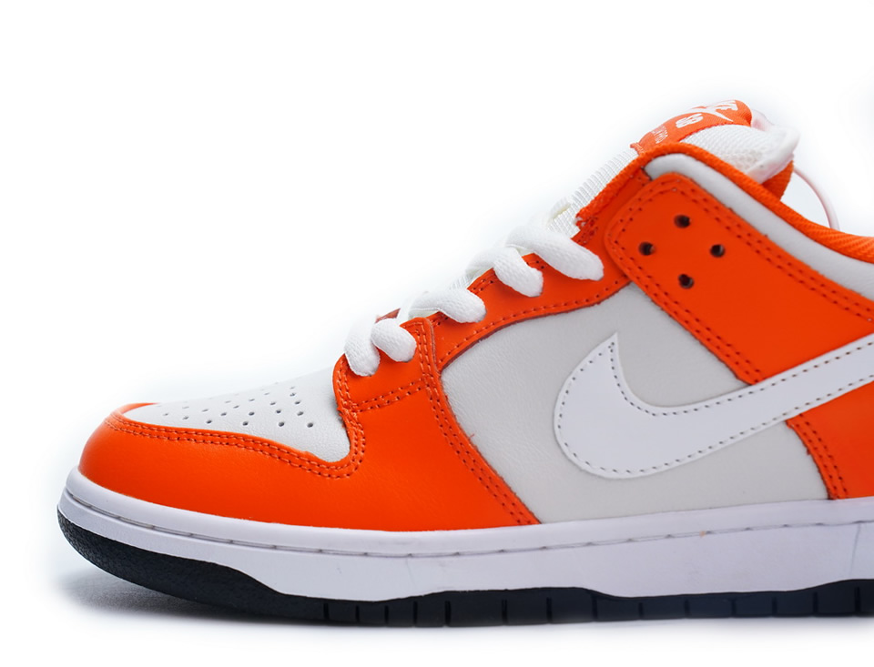 Nike Dunk Low Pro White Orange Bq6817 806 9 - www.kickbulk.co