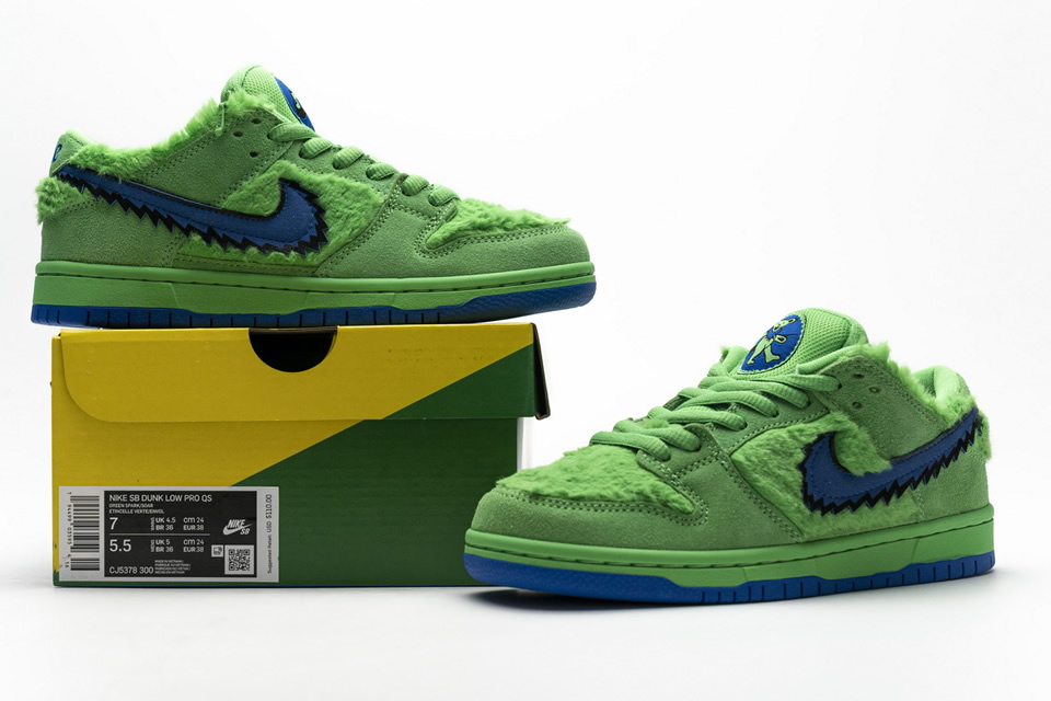 Grateful Dead Nike Sb Dunk Low Green Bear Cj5378 300 3 - www.kickbulk.co