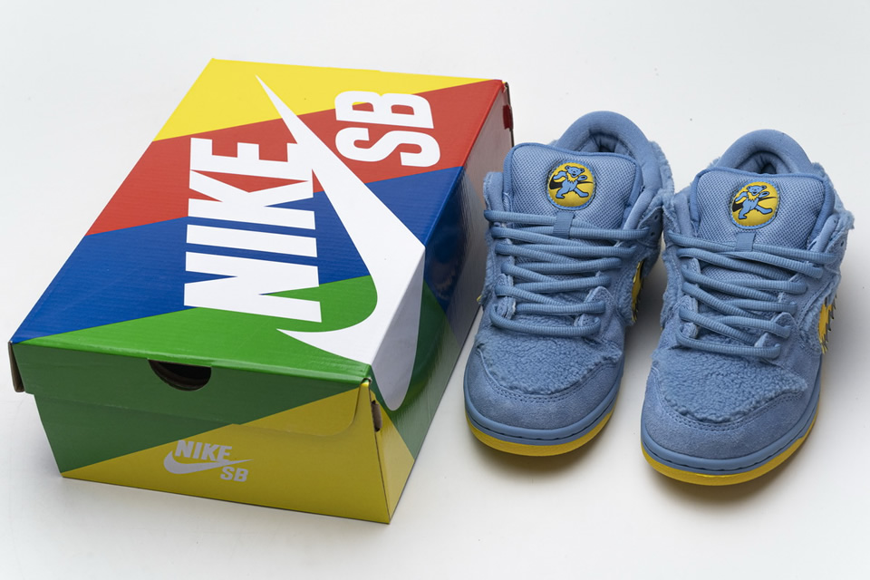 Grateful Dead Nike Sb Dunk Low Pro Qs Blue Bear Cj5378 400 4 - www.kickbulk.co