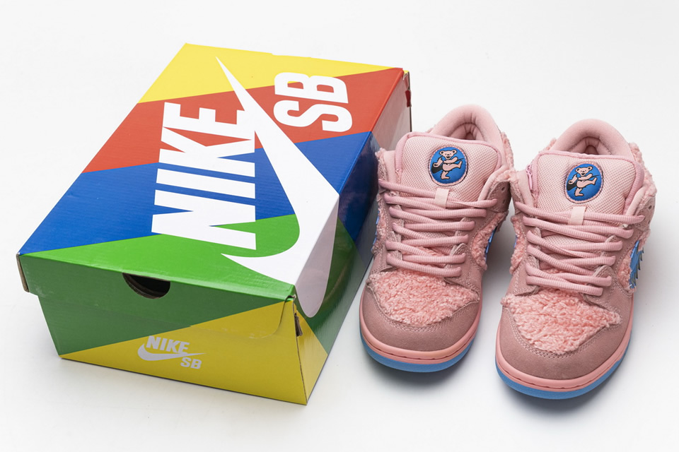 Grateful Dead Nike Sb Dunk Low Pro Qs Pink Bear Cj5378 600 4 - www.kickbulk.co