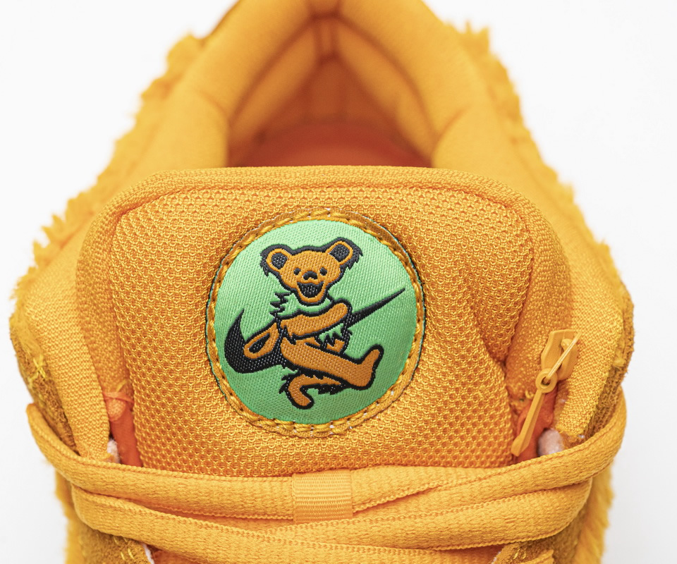 Grateful Dead Nike Sb Dunk Low Pro Qs Orange Bear Cj5378 800 10 - www.kickbulk.co