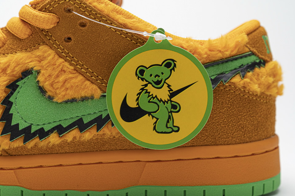 Grateful Dead Nike Sb Dunk Low Pro Qs Orange Bear Cj5378 800 15 - www.kickbulk.co