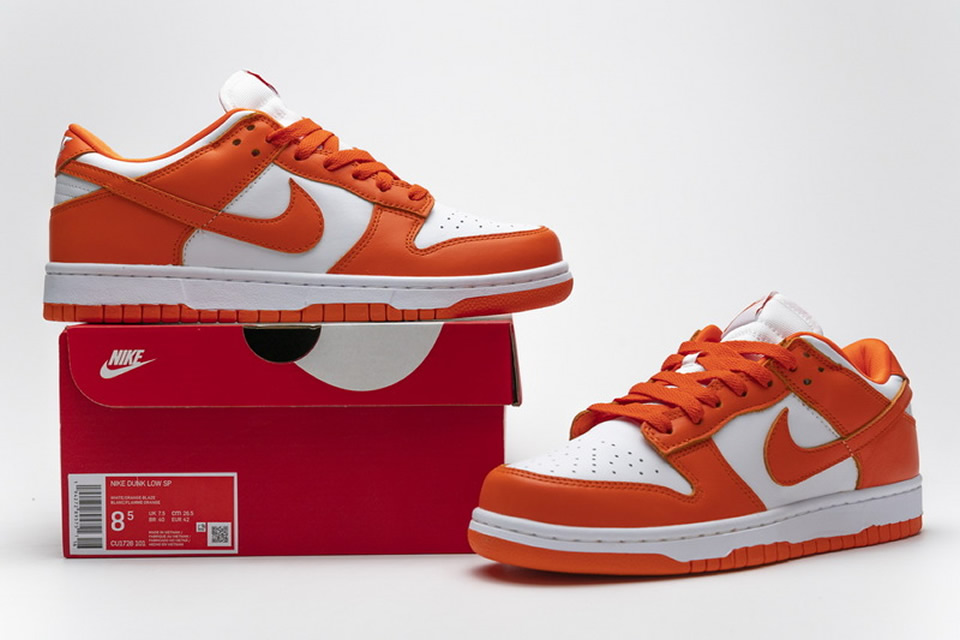 0 Nike Dunk Low Syracuse Sb Cu1726 101 White Orange 3 - www.kickbulk.co