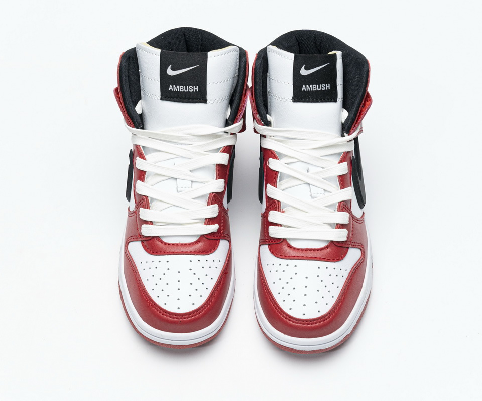 Ambush Nike Dunk High Varsity Red Black White Cu7544 102 2 - www.kickbulk.co