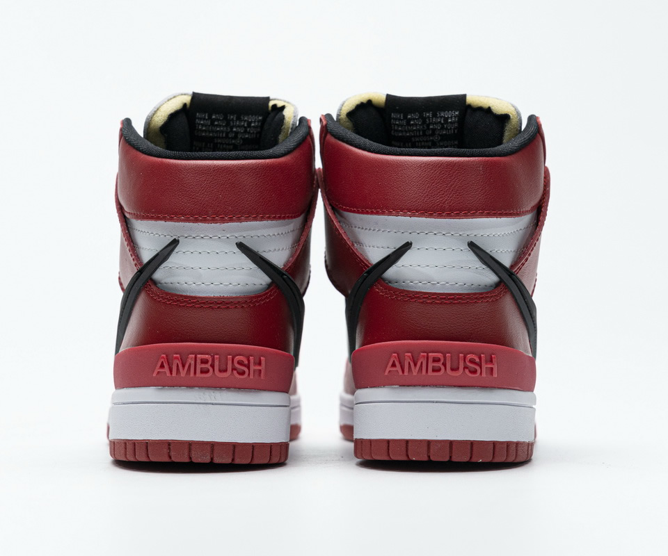 Ambush Nike Dunk High Varsity Red Black White Cu7544 102 7 - www.kickbulk.co