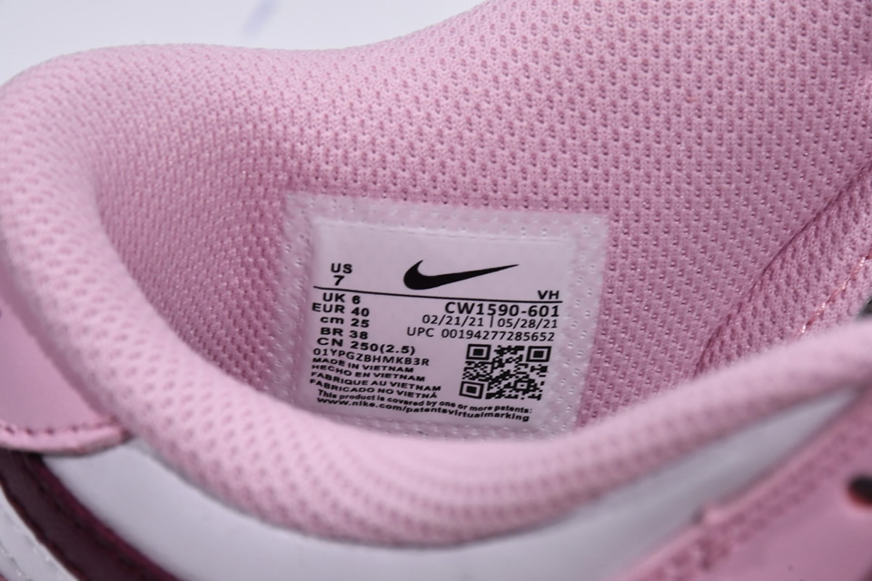Nike Dunk Low Gs Pink Foam Cw1590 601 13 - www.kickbulk.co