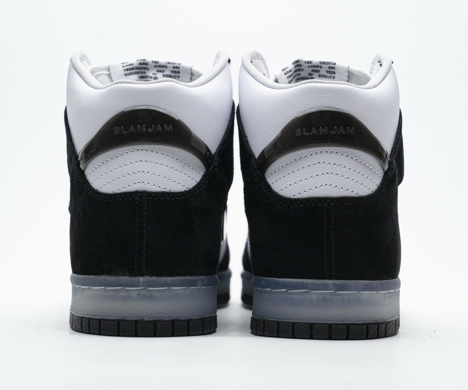 Slam Jam Nike Sb Dunk High Black White Da1639 101 7 - www.kickbulk.co