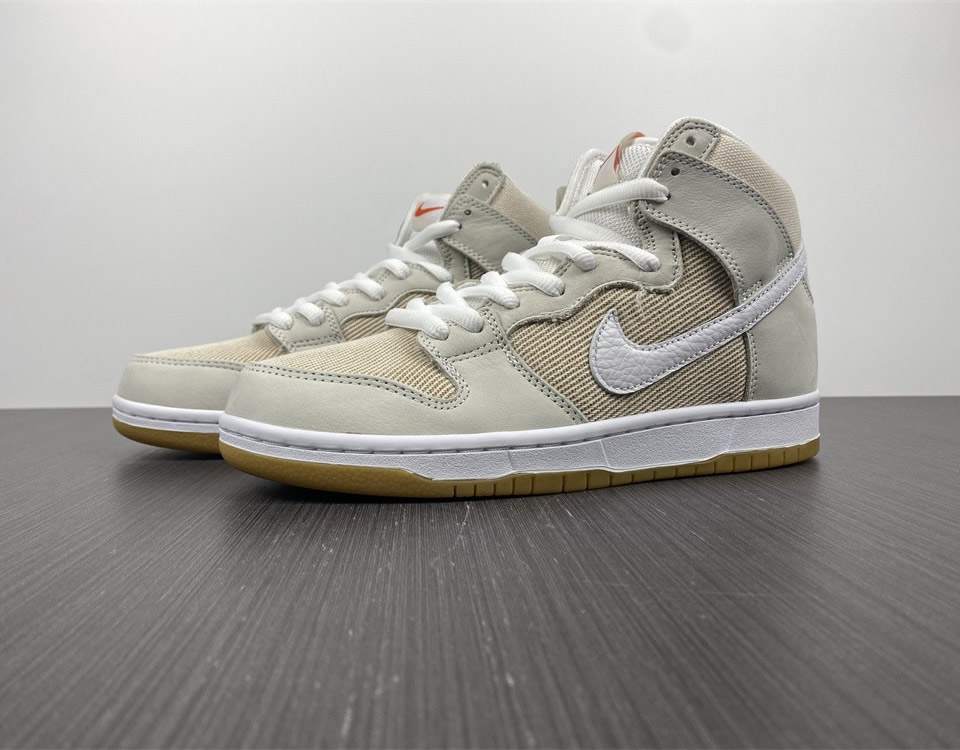 Nike Dunk High Pro Iso Sb Unbleached Pack Natural Da9626 100 10 - www.kickbulk.co