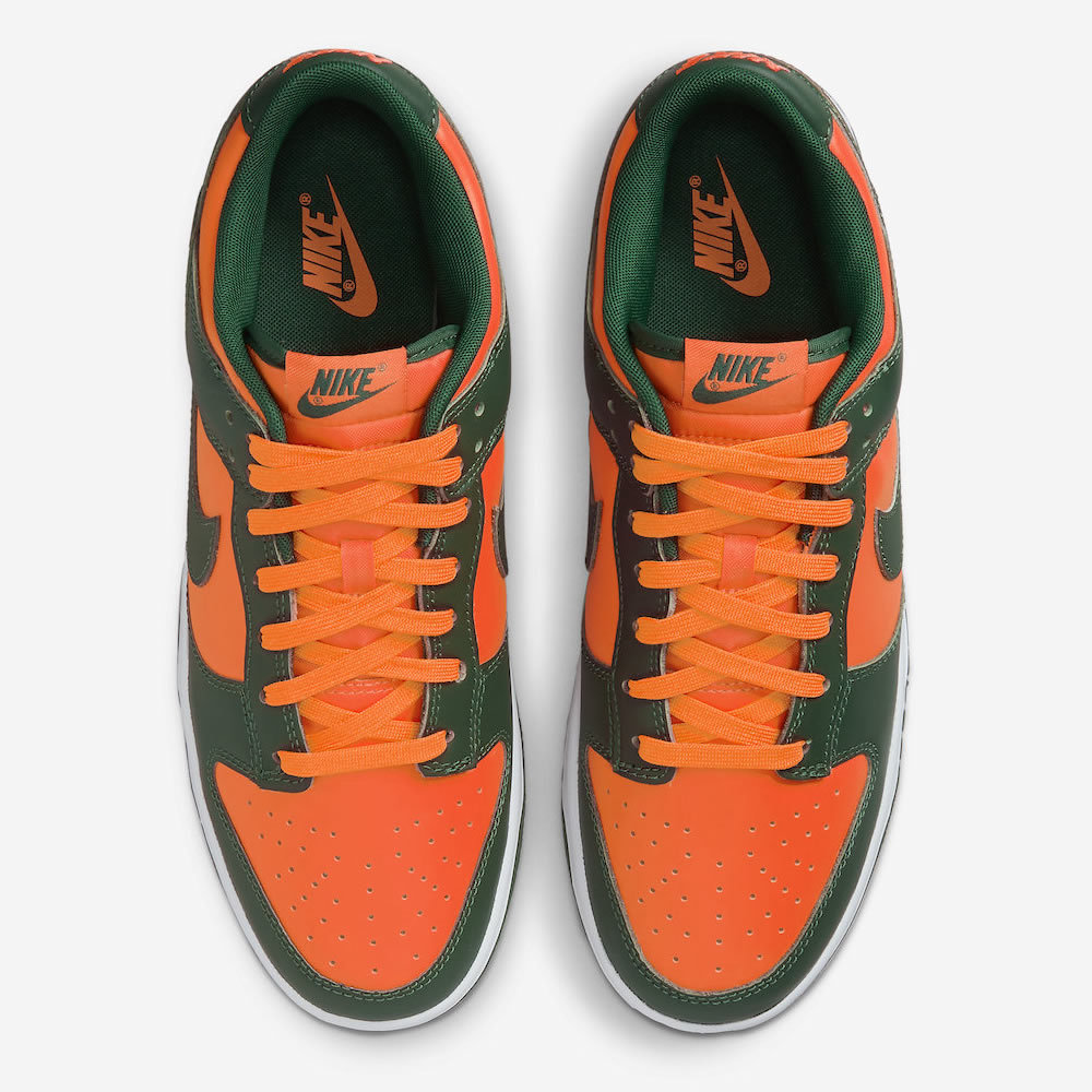 Nike Dunk Low Miami Hurricanes Dd1391 300 2 - www.kickbulk.co