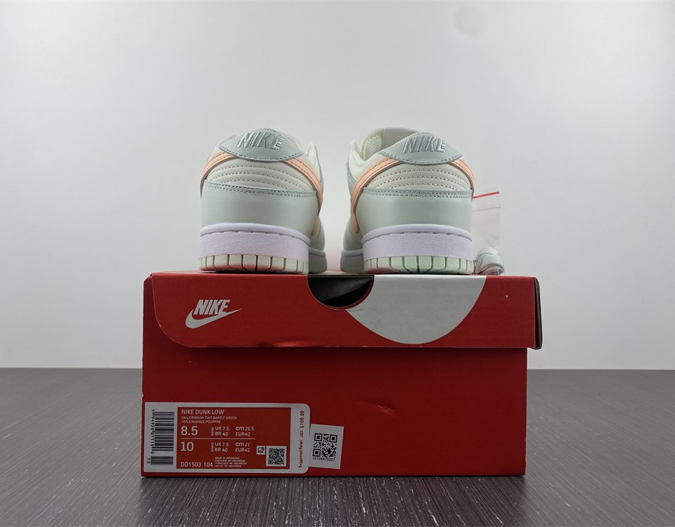 Nike Dunk Low Barely Green Wmns Dd1503 104 14 - www.kickbulk.co