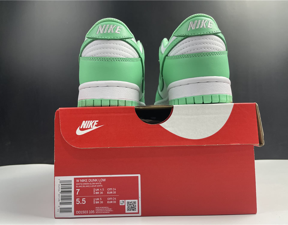 Nike Dunk Low Wmns Green Glow Dd1503 105 20 - www.kickbulk.co