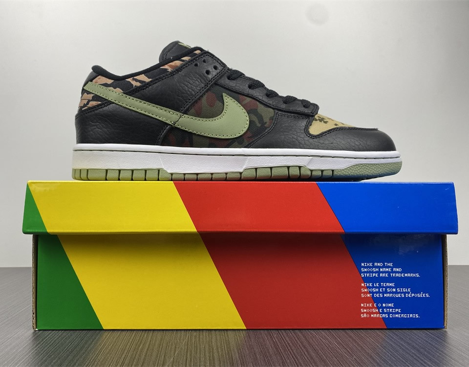 Nike Dunk Low Se Black Multi Camo Dh0957 001 20 - www.kickbulk.co