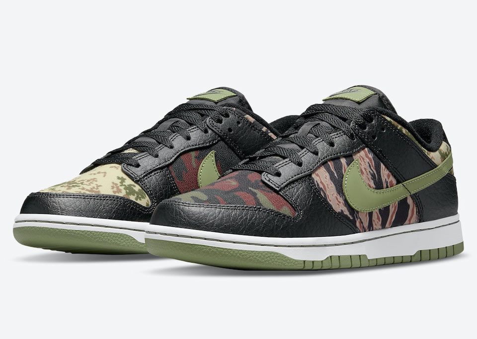 Nike Dunk Low Se Black Multi Camo Dh0957 001 3 - www.kickbulk.co