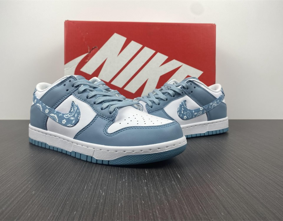 Nike Dunk Low Blue Paisley Dh4401 101 11 - www.kickbulk.co