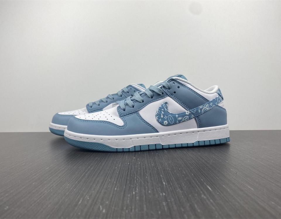 Nike Dunk Low Blue Paisley Dh4401 101 7 - www.kickbulk.co