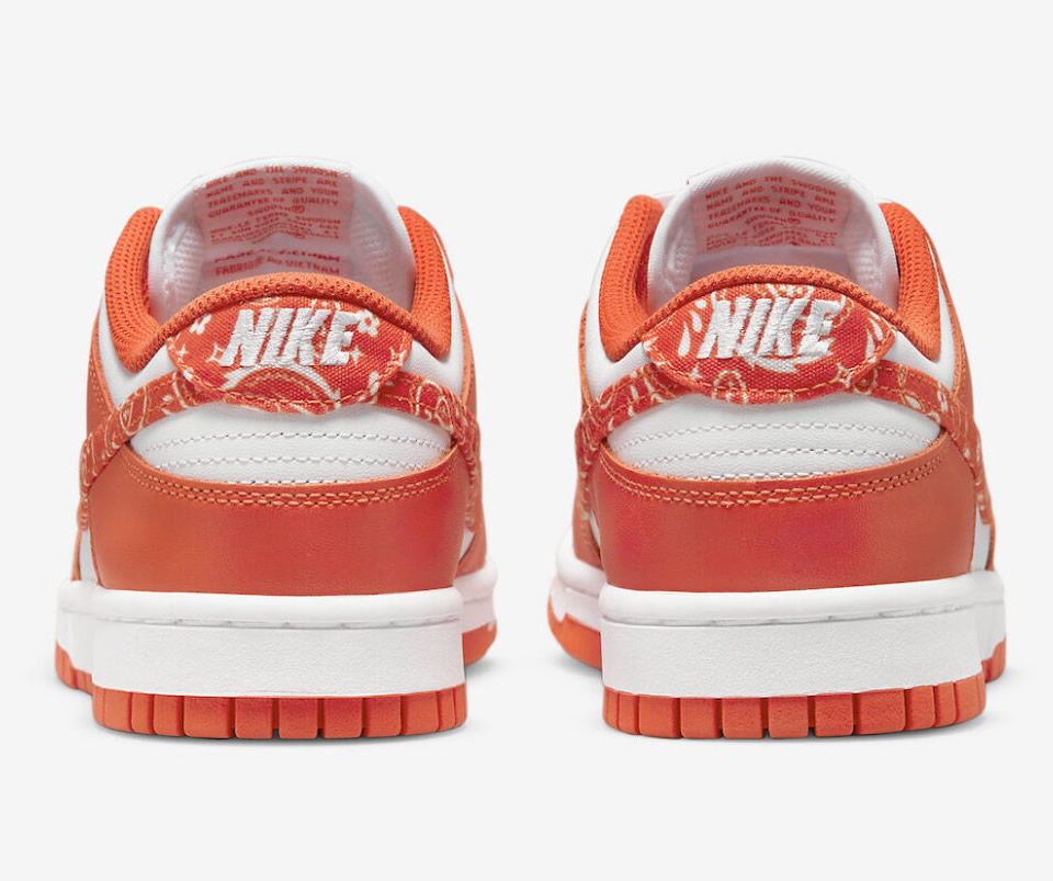 Nike Dunk Low Orange Paisley Wmns Dh4401 103 4 - www.kickbulk.co