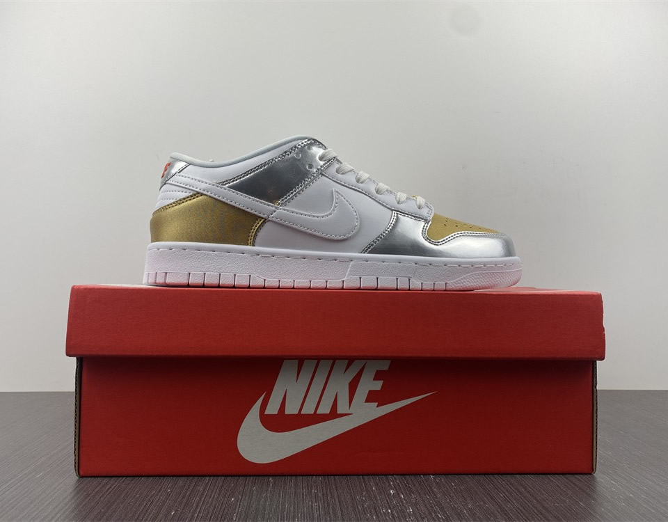 Nike Dunk Low Se Silver Gold Metallic Wmns Dh4403 700 14 - www.kickbulk.co