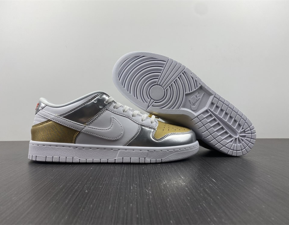 Nike Dunk Low Se Silver Gold Metallic Wmns Dh4403 700 8 - www.kickbulk.co