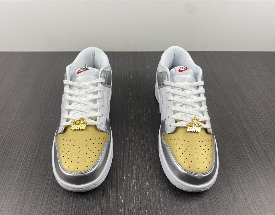 Nike Dunk Low Se Silver Gold Metallic Wmns Dh4403 700 9 - www.kickbulk.co