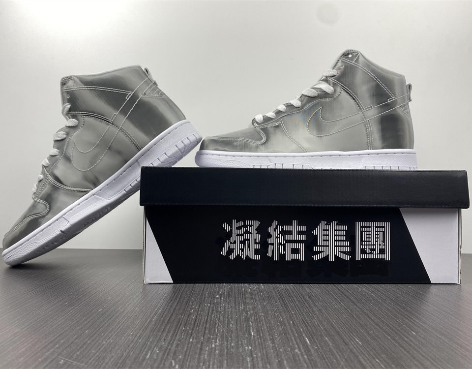 Nike Clot Dunk High Silver Metallic Dh4444 900 10 - www.kickbulk.co