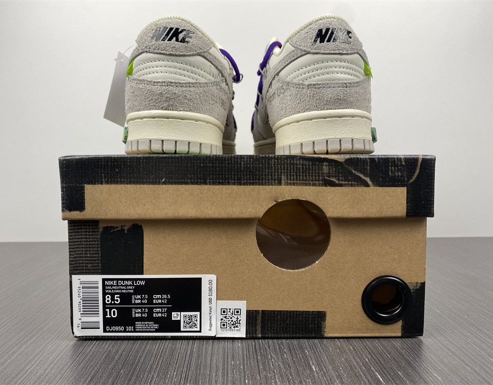 Off White Nike Dunk Low Lot 15 Of 50 Dj0950 101 12 - www.kickbulk.co