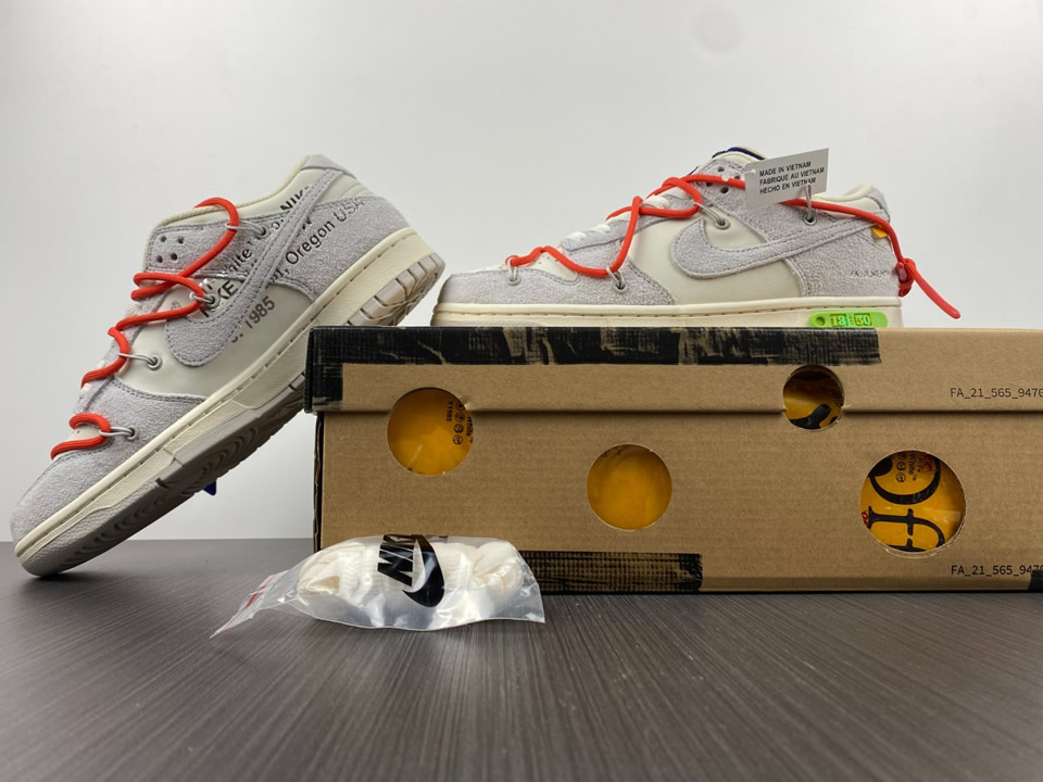 Off White Nike Dunk Low Lot 13 Of 50 Dj0950 110 7 - www.kickbulk.co