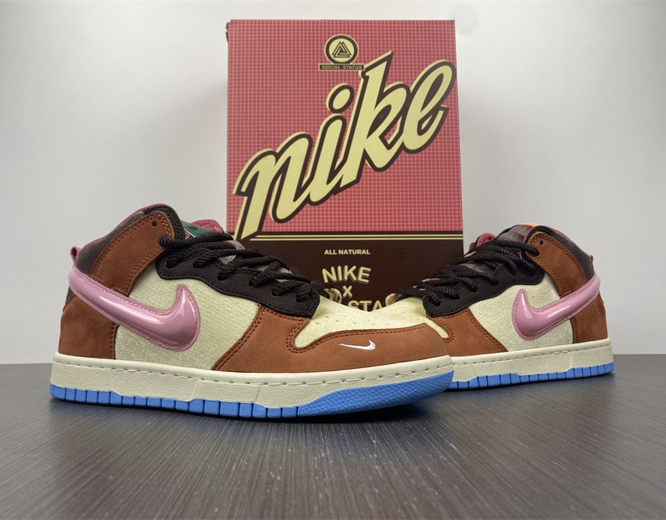 Social Status Nike Dunk Mid Chocolate Milk Dj1173 700 11 - www.kickbulk.co