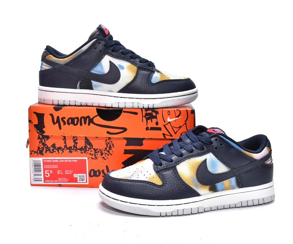 Nike Dunk Low Retro Premium Graffiti Pack Obsidian Dm0108 400 8 - www.kickbulk.co