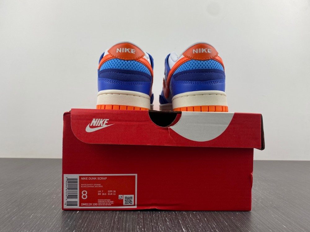 Nike Dunk Low Scrap Knicks Dm0128 100 15 - www.kickbulk.co