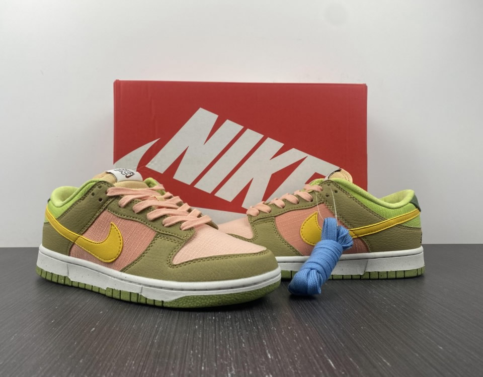 Nike Dunk Low Sun Club Arctic Orange Sanded Gold Dm0583 800 10 - www.kickbulk.co