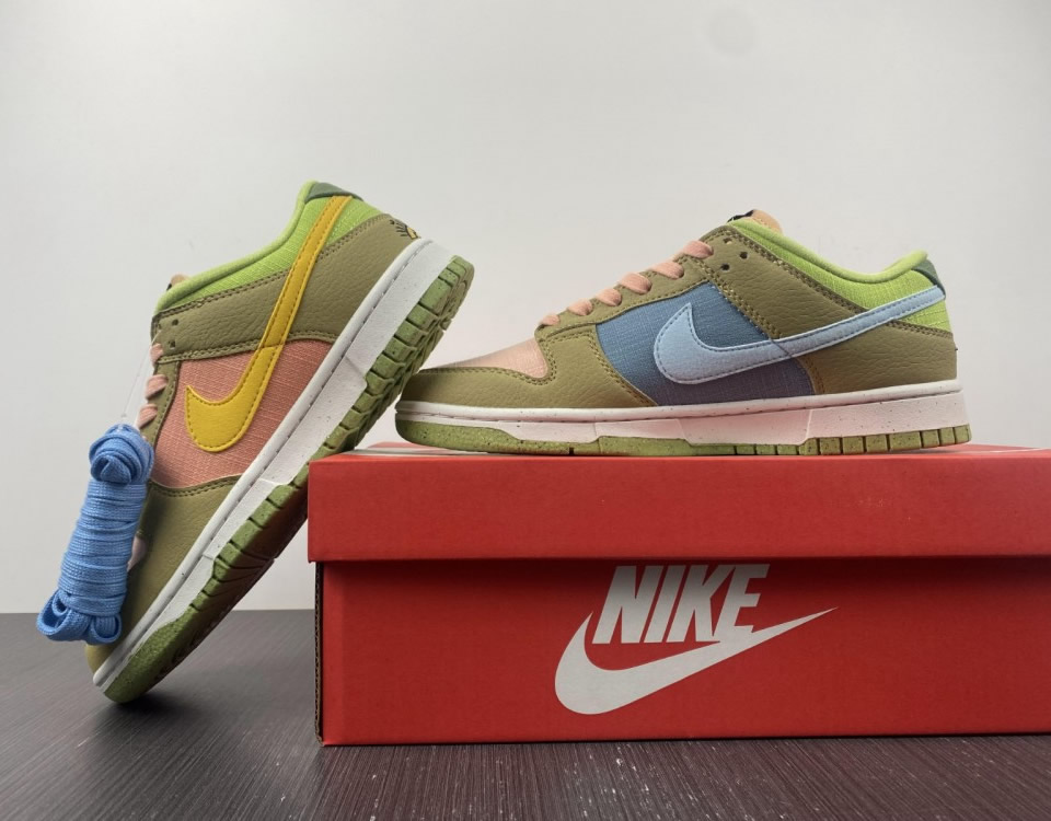 Nike Dunk Low Sun Club Arctic Orange Sanded Gold Dm0583 800 11 - www.kickbulk.co