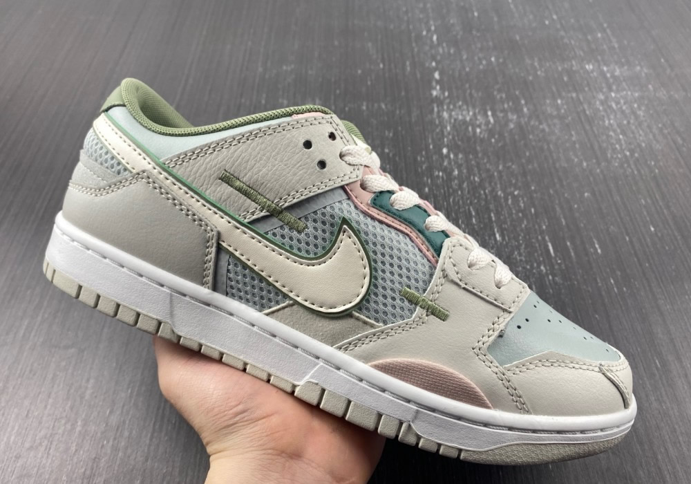 Nike Dunk Scrap Se Grey Haze Oil Green Dm0802 001 10 - www.kickbulk.co