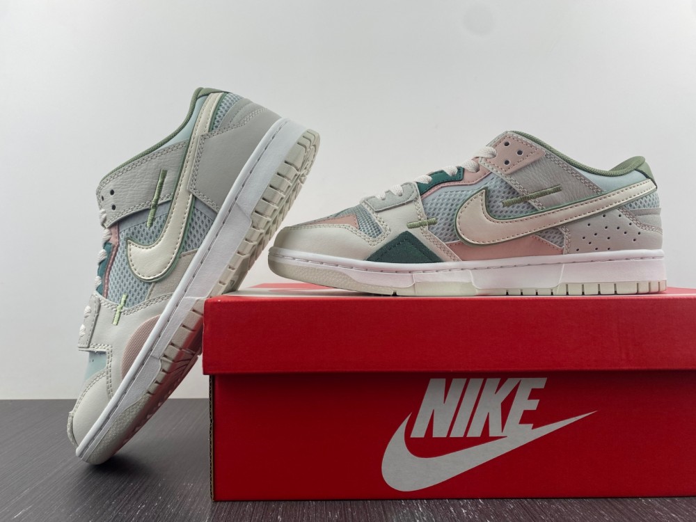 Nike Dunk Scrap Se Grey Haze Oil Green Dm0802 001 12 - www.kickbulk.co