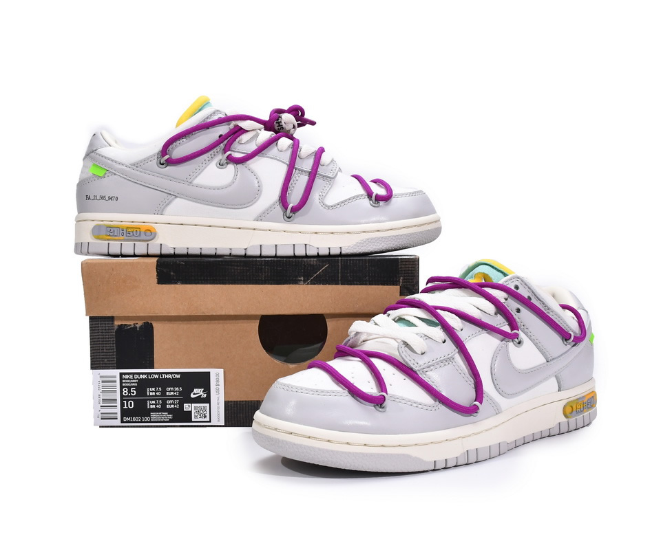 Off White Dunk Low Lot 21 Of 50 Dm1602 100 2 - www.kickbulk.co