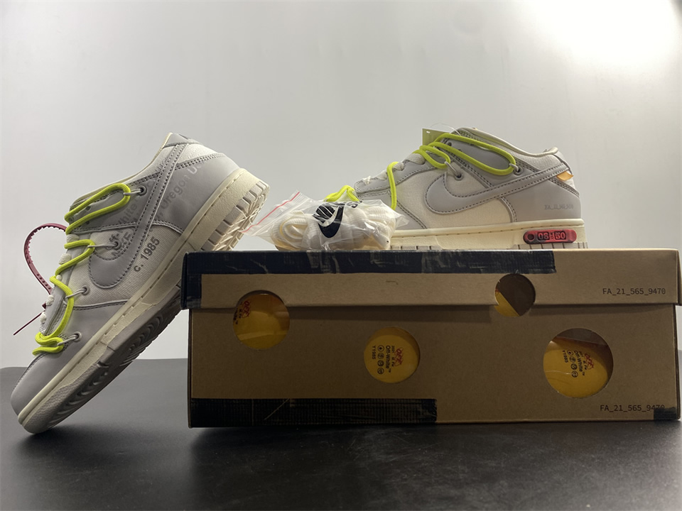 Off White Nike Dunk Low The 50 White Grey Dm1602 106 13 - www.kickbulk.co