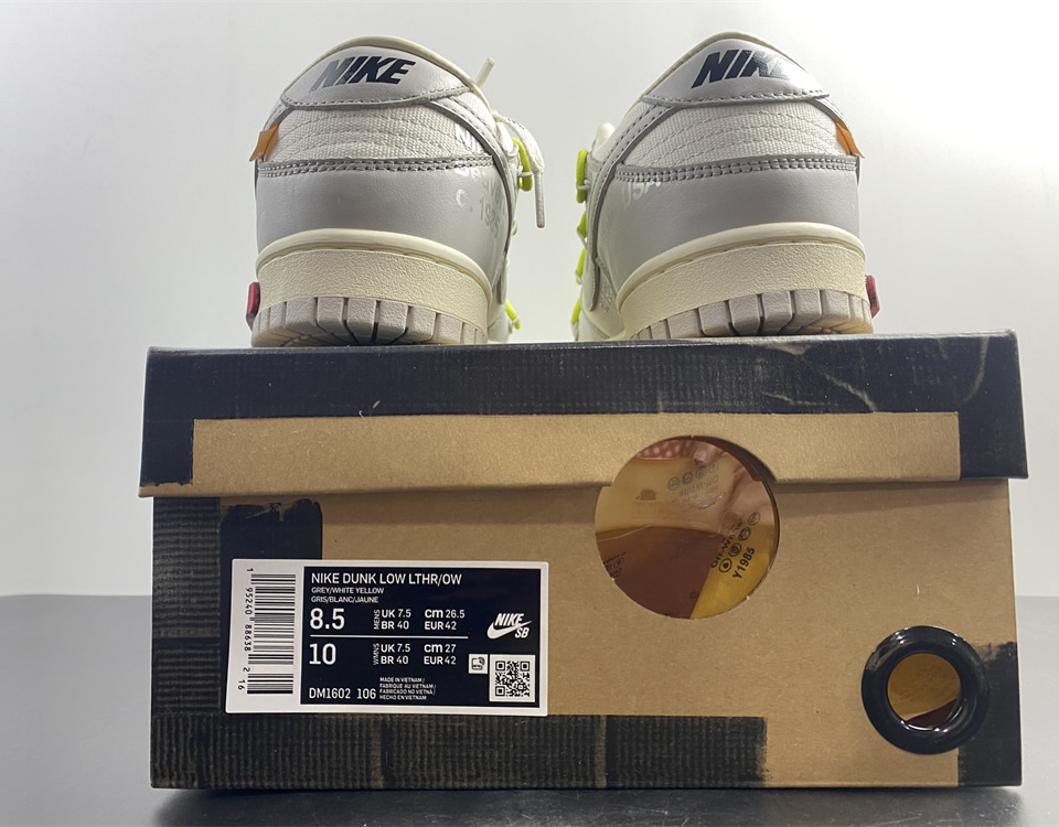 Off White Nike Dunk Low The 50 White Grey Dm1602 106 17 - www.kickbulk.co