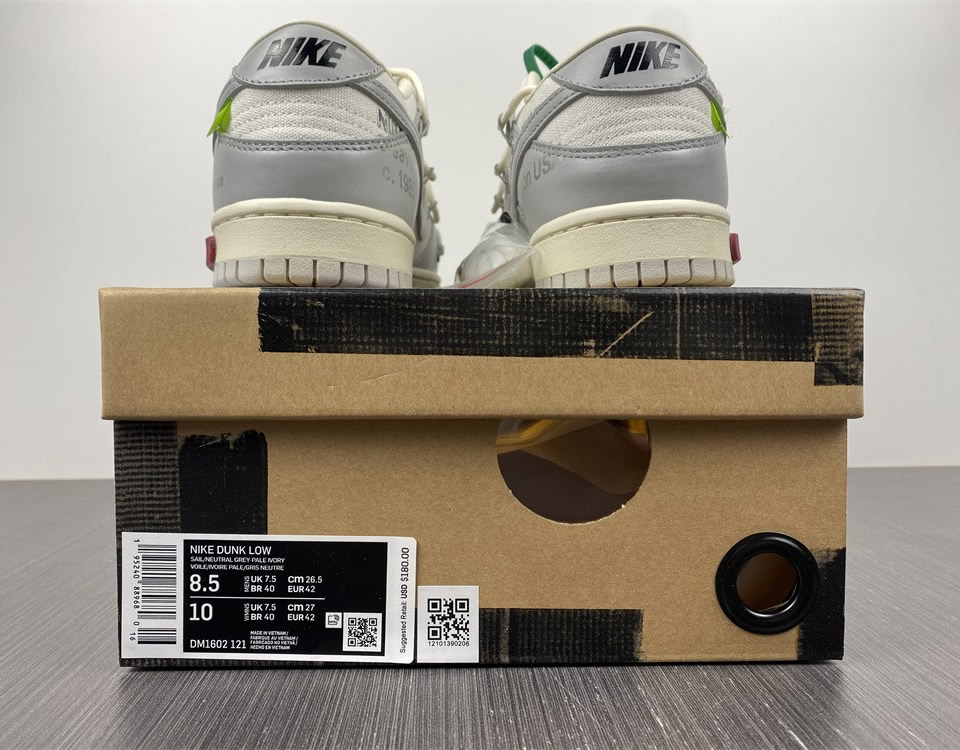 Off White Nike Dunk Low Lot 25 Of 50 Dm1602 121 9 - www.kickbulk.co