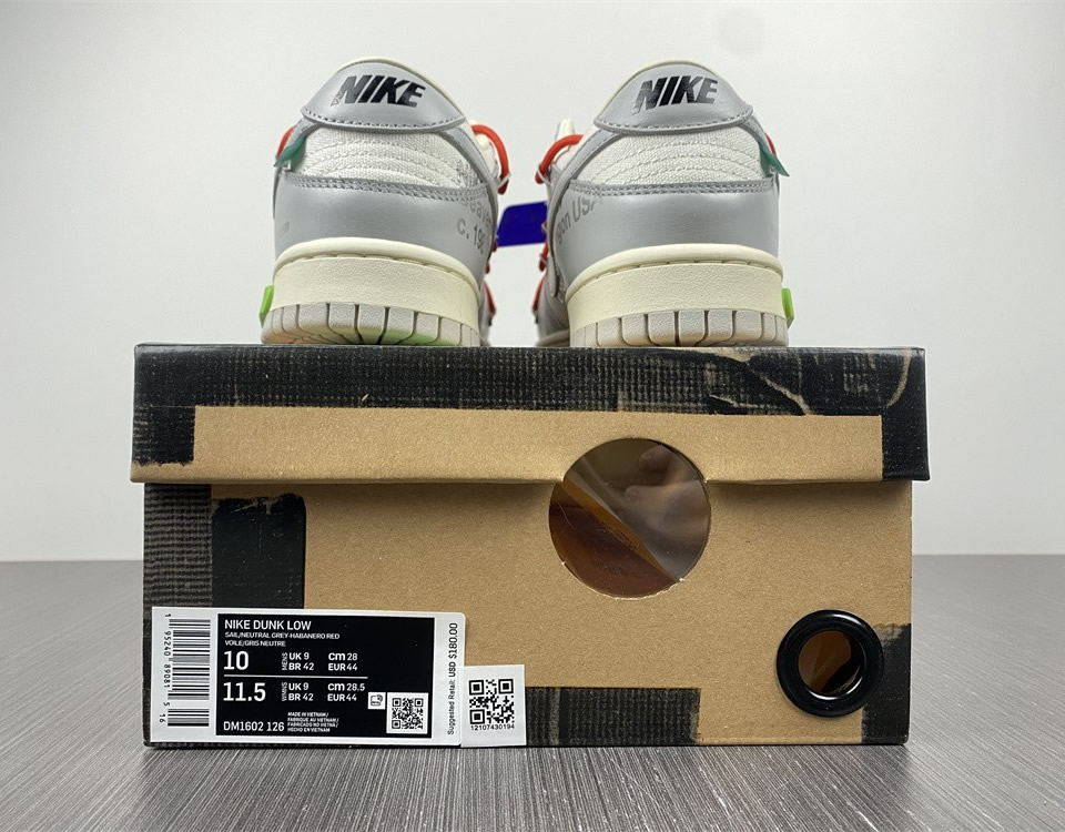 Off White Nike Dunk Low Lot 23 Of 50 Dm1602 126 13 - www.kickbulk.co