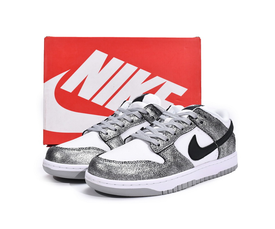 Nike Dunk Low Silver Cracked Leather Shimmer Do5882 001 8 - www.kickbulk.co