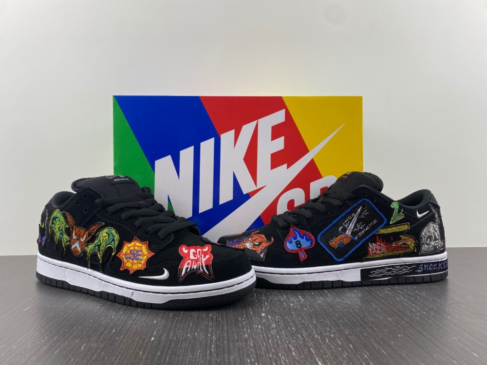 Neckface Nike Dunk Low Pro Sb Black Dq4488 001 14 - www.kickbulk.co