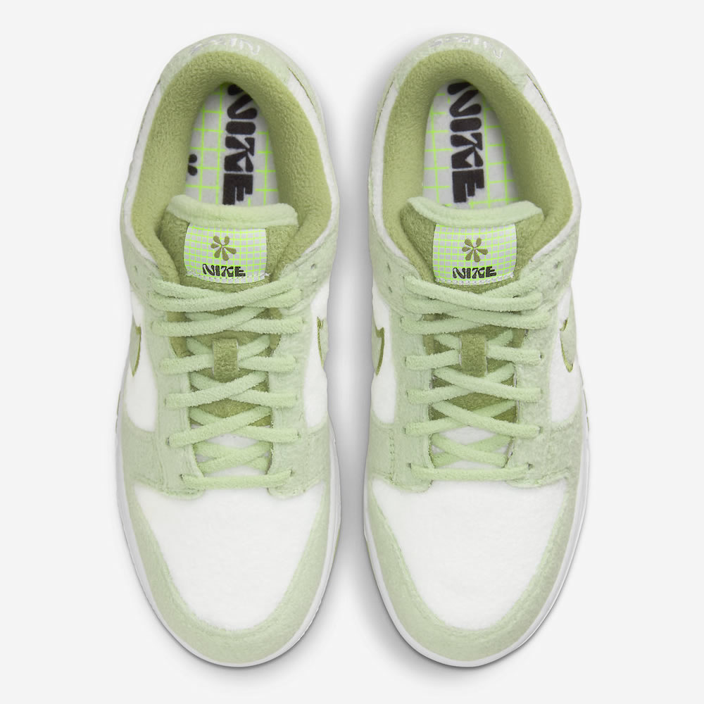 Nike Dunk Low Se Fleece Honeydew Wmns Dq7579 300 2 - www.kickbulk.co