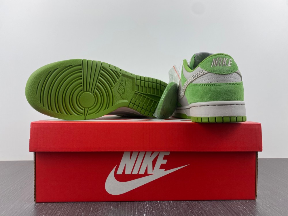Nike Dunk Low Safari Swoosh Chlorophyll Dr0156 300 14 - www.kickbulk.co
