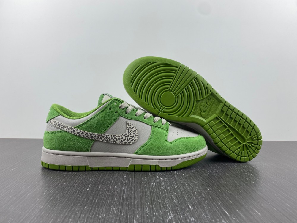 Nike Dunk Low Safari Swoosh Chlorophyll Dr0156 300 9 - www.kickbulk.co
