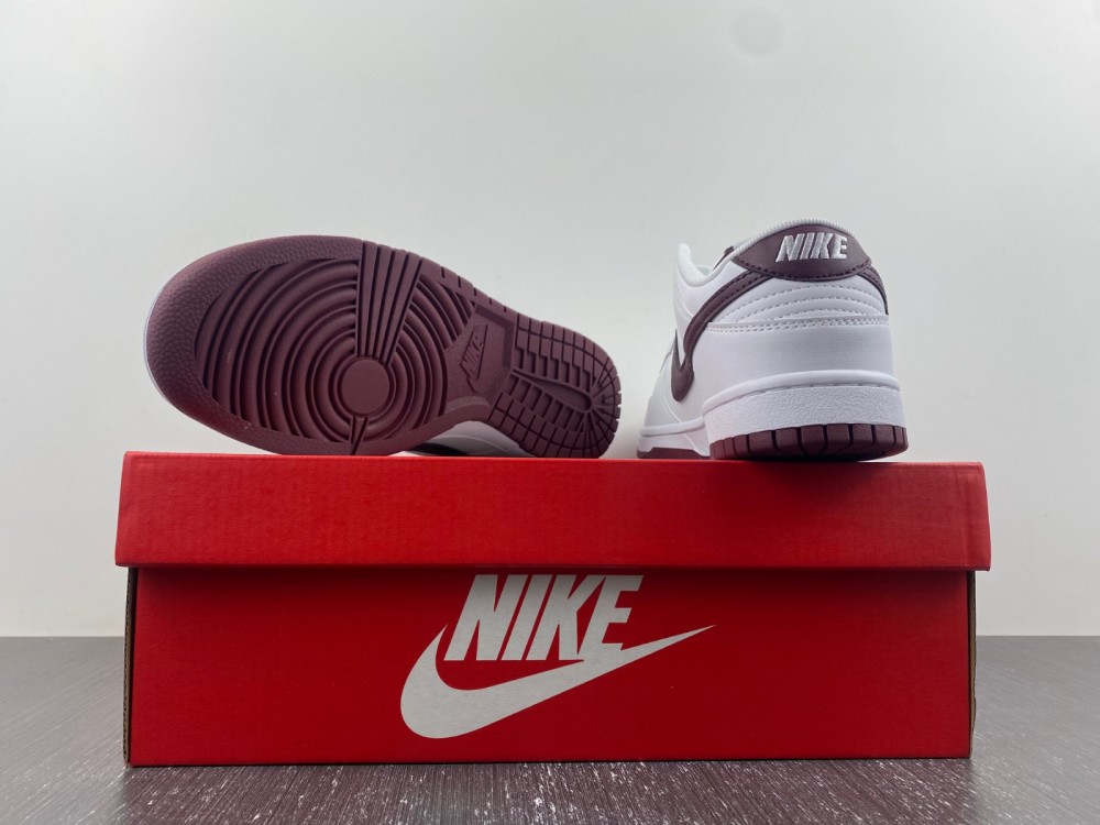 Nike Dunk Low White Night Maroon Dv0831 102 12 - www.kickbulk.co