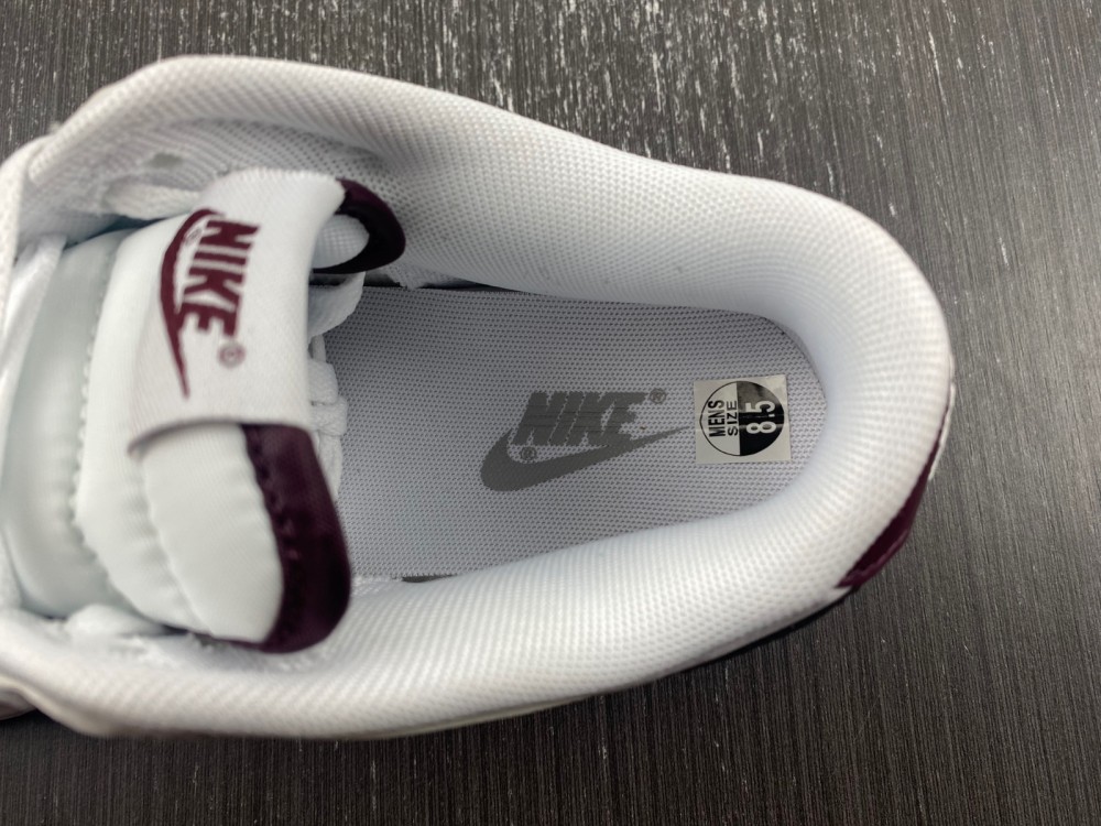 Nike Dunk Low White Night Maroon Dv0831 102 19 - www.kickbulk.co