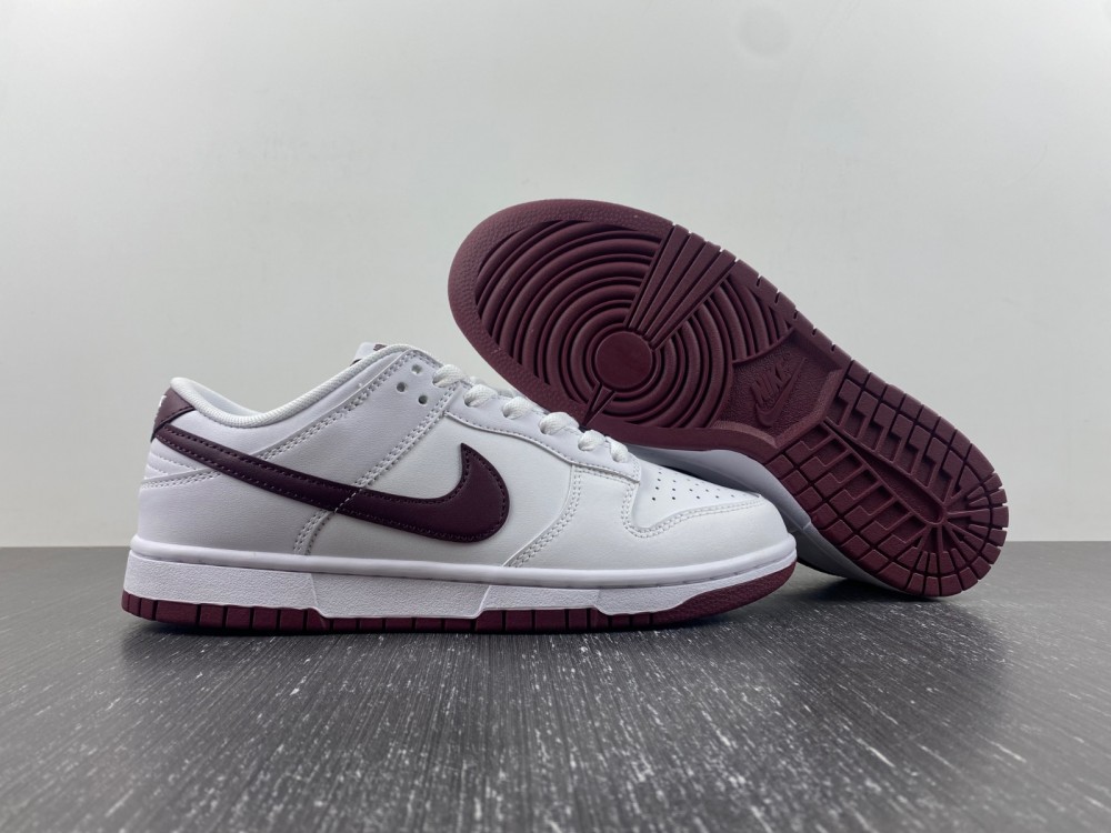 Nike Dunk Low White Night Maroon Dv0831 102 8 - www.kickbulk.co