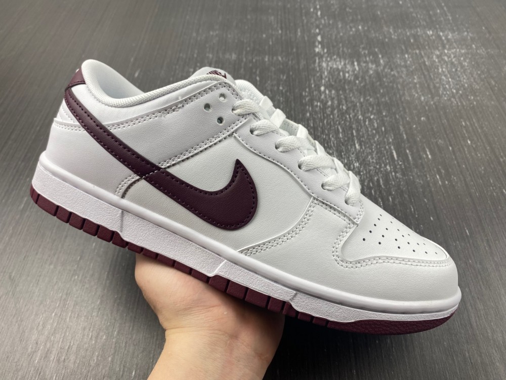 Nike Dunk Low White Night Maroon Dv0831 102 9 - www.kickbulk.co