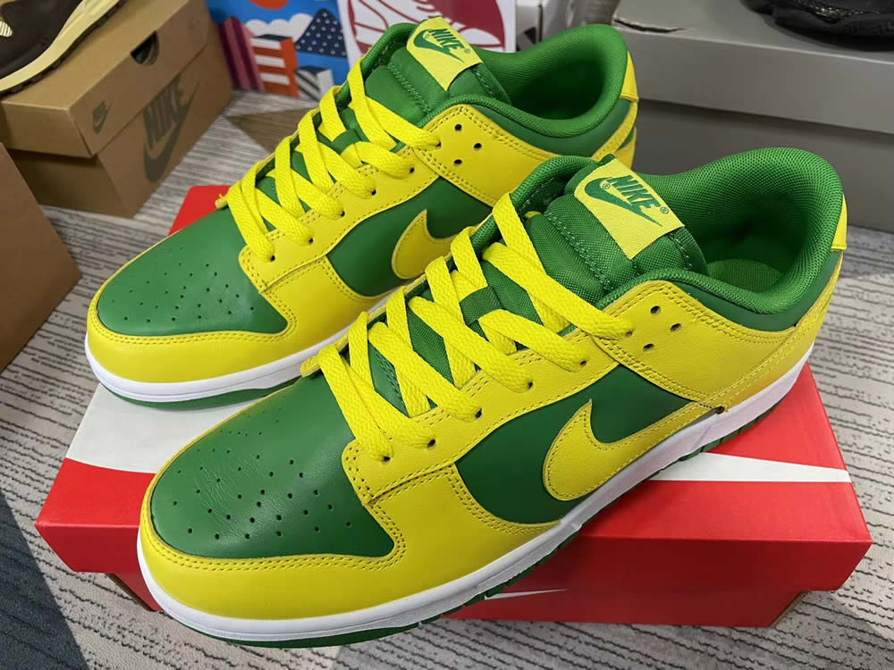 Nike Dunk Low Reverse Brazil Dv0833 300 9 - www.kickbulk.co