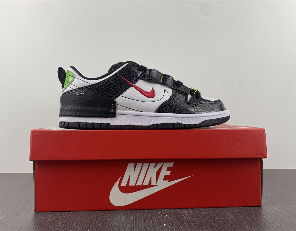 Nike Dunk Low Disrupt 2 Just Do It Black Snakeskin Wmns Dv1490 161 22 - www.kickbulk.co